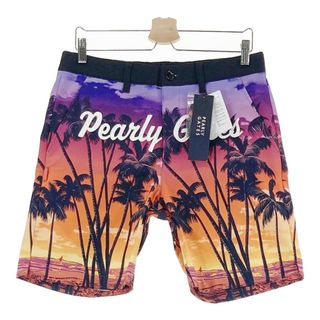 サイズ：5 PEARLY GATES パーリーゲイツ 053-1232611 ハーフパンツ 総柄 オレンジ系 [240101489638] ゴルフウェア メンズ ストスト