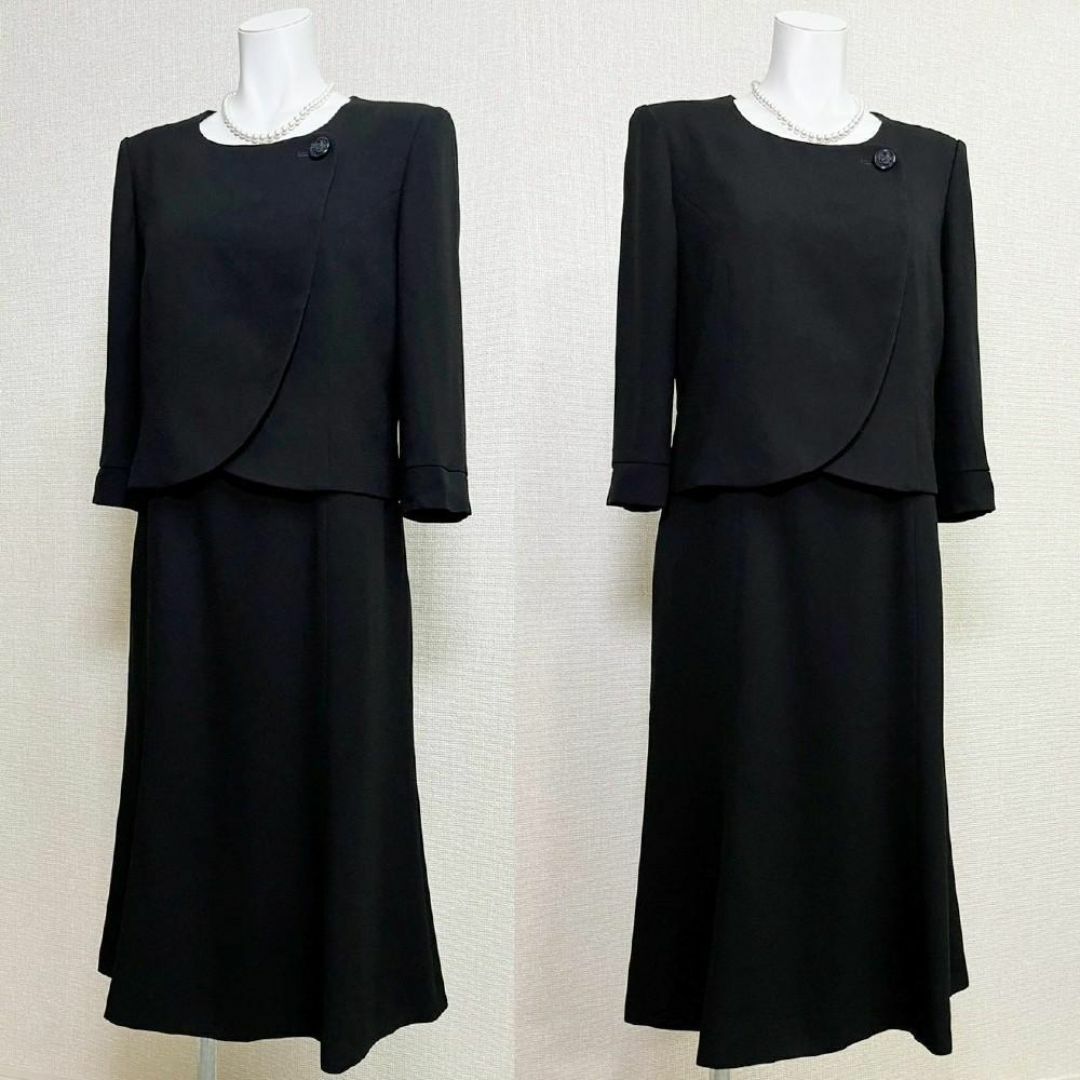 TOKYO SOIR(トウキョウソワール)の◎当日発送可能【新品未使用】東京ソワール　高級喪服礼服　ワンピース∥ レディースのフォーマル/ドレス(礼服/喪服)の商品写真