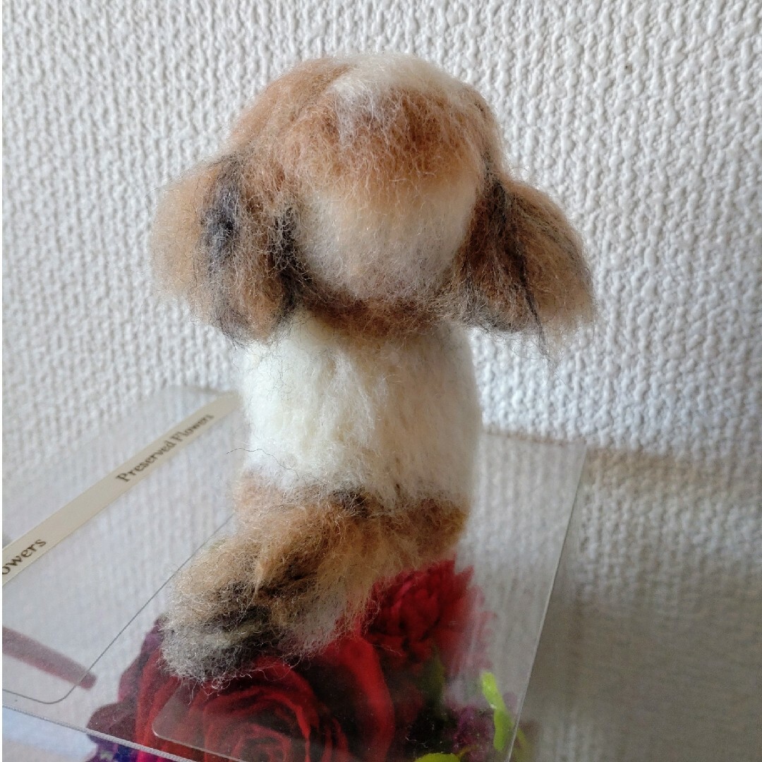 羊毛フェルト☆シーズー☆ぬいぐるみ☆シーズー犬 ハンドメイドのぬいぐるみ/人形(ぬいぐるみ)の商品写真