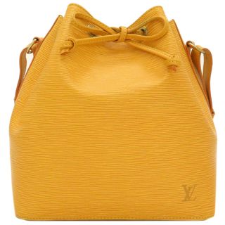 ルイヴィトン(LOUIS VUITTON)のルイヴィトン LOUIS VUITTON ショルダーバッグ プチノエ エピレザー タッシリイエロー ゴールド金具 巾着 黄 M44109 AR0966【中古】(ショルダーバッグ)