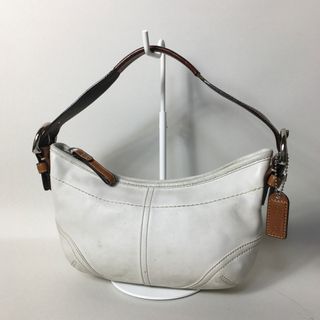コーチ(COACH)の2507-85｜コーチ シグネチャー ハンドバッグ レザー ホワイト ブラウン(ハンドバッグ)