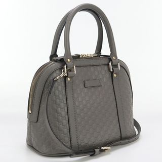 グッチ(GUCCI)のGUCCI グッチ 2WAY マイクログッチシマ GU94228 ハンドバッグ レザー/2WAYハンドバッグ【中古】 レディース(ハンドバッグ)