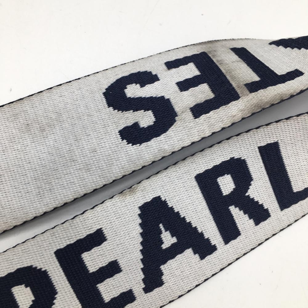 PEARLY GATES(パーリーゲイツ)のパーリーゲイツ 2WAYボストンバッグ ネイビー×白 グレンチェック ショルダーストラップ 底・持ち手・ショルダーストラップ汚れゴルフ PEARLY GATES スポーツ/アウトドアのゴルフ(バッグ)の商品写真
