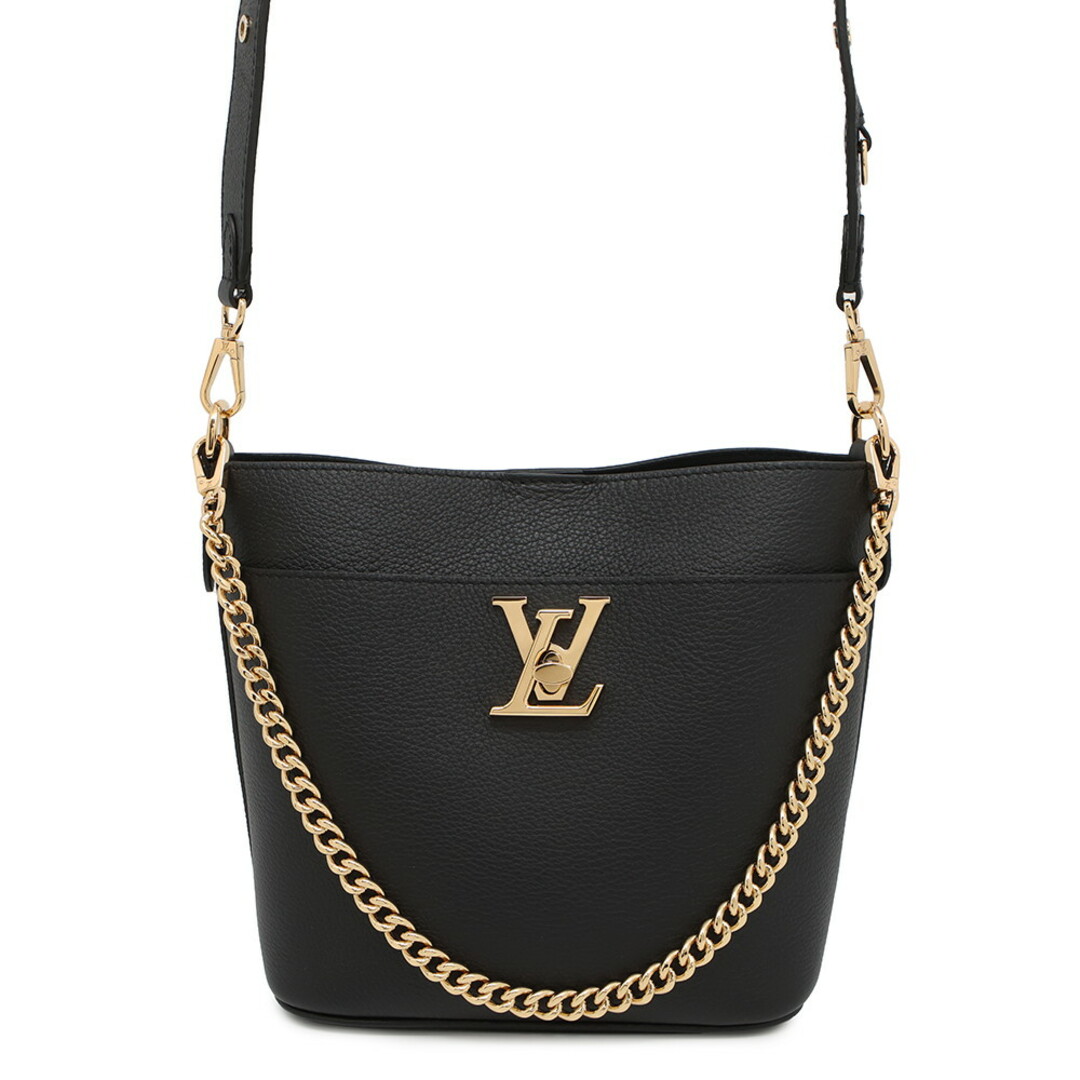 LOUIS VUITTON(ルイヴィトン)のルイヴィトン ショルダーバッグ グレインカーフレザー ロック & ウォーク M24006 LOUIS VUITTON 黒 ブラック レディースのバッグ(ショルダーバッグ)の商品写真