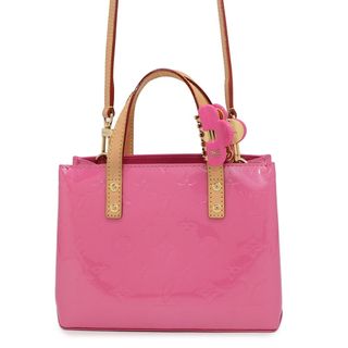 ルイヴィトン(LOUIS VUITTON)のルイヴィトン ハンドバッグ モノグラム・ヴェルニ LV リミックス リードPM M24028 LOUIS VUITTON 2way(ハンドバッグ)