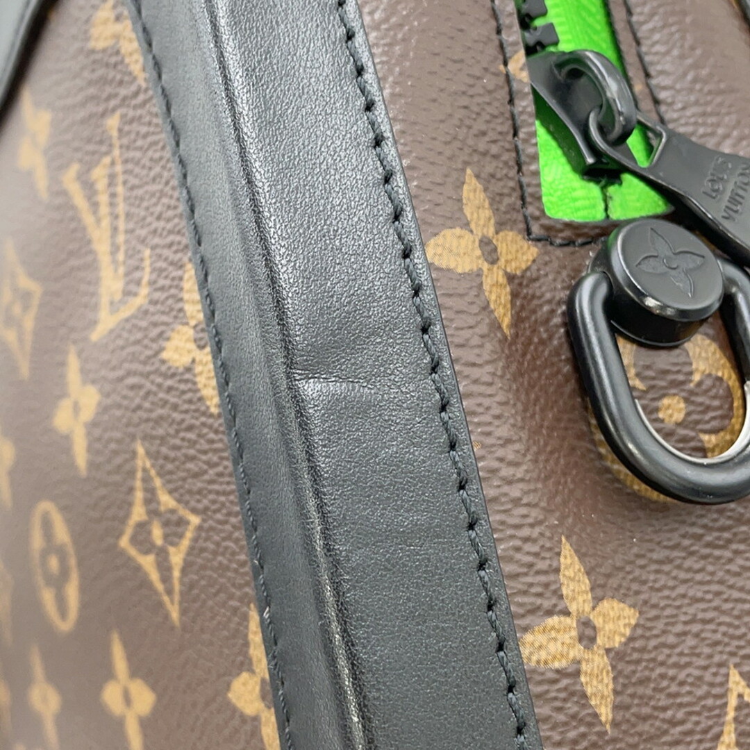 LOUIS VUITTON(ルイヴィトン)のルイヴィトン ショルダーバッグ モノグラム・マカサー LV フレンド ソフト・トランク M45619 黒 ブラック ヴァージル・アブロー メンズのバッグ(ショルダーバッグ)の商品写真