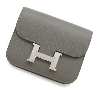 エルメス(HERMES)のエルメス 財布 コンスタンス スリム グリメイヤー/シルバー金具 エバーカラー W刻印 HERMES 財布(コインケース)