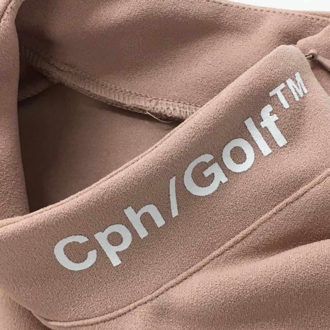 キャプテンズヘルム ワンピース ピンク系 後プリント ウエストベルト付  レディース S ゴルフウェア Cph/Golf スポーツ/アウトドアのゴルフ(ウエア)の商品写真