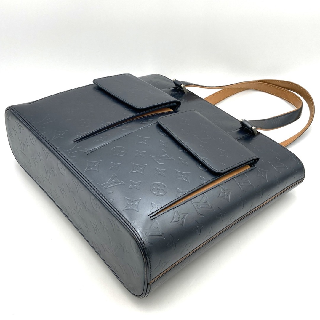 LOUIS VUITTON(ルイヴィトン)のLOUIS VUITTON ルイ・ヴィトン M55105 ウィルウッド トートバッグ モノグラムマット レザー ネイビー  レディース	 メンズ 【中古】 レディースのバッグ(トートバッグ)の商品写真