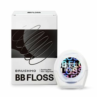 【在庫セール】ブラシモ BBフロス ブラック デンタルフロス 50m 約100日(その他)