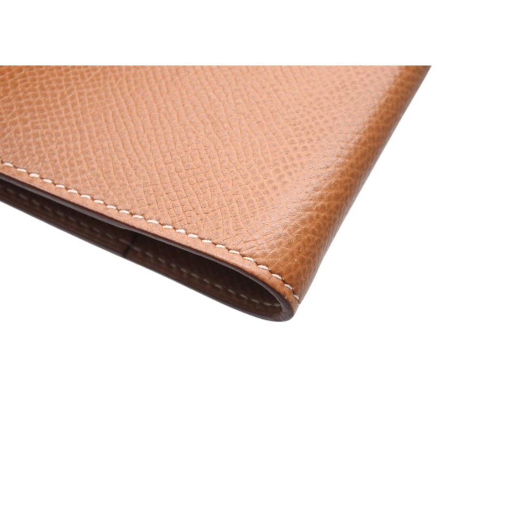 HERMES(エルメス)のHERMES エルメス アジェンダ クシュベル カバー メモ帳 ペン付き ブラウン レザー 美品 中古 4b004727 レディースのファッション小物(その他)の商品写真
