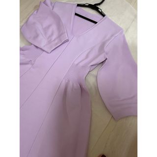 セルフォード(CELFORD)のセルフォード　ワンピース　パステルパープル 38サイズ(ロングワンピース/マキシワンピース)