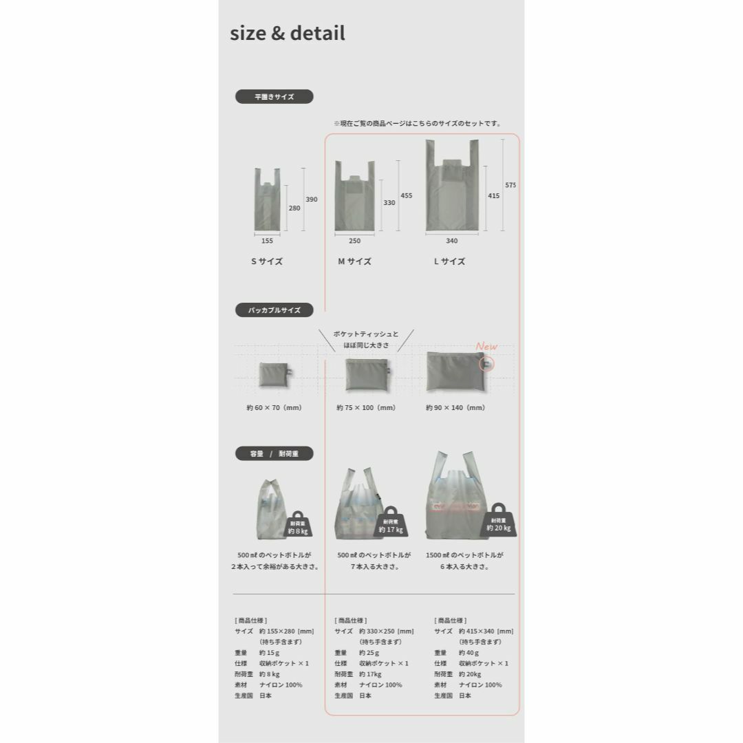 [ aso ] Regile レジル エコバッグ メンズ 折りたたみ コンビニ  その他のその他(その他)の商品写真