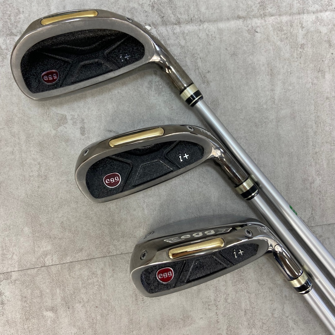 PRGR(プロギア)のPRGR　プロギア　egg　i＋　エッグ　メンズゴルフ　ユーティリティー3本セット　カーボン　SR　右利き用　UT　4　5　6U　D-0 スポーツ/アウトドアのゴルフ(クラブ)の商品写真