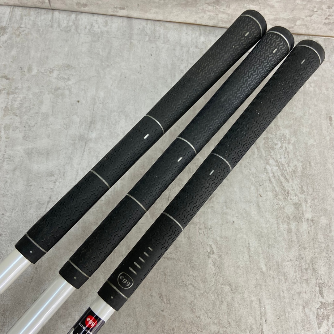 PRGR(プロギア)のPRGR　プロギア　egg　i＋　エッグ　メンズゴルフ　ユーティリティー3本セット　カーボン　SR　右利き用　UT　4　5　6U　D-0 スポーツ/アウトドアのゴルフ(クラブ)の商品写真