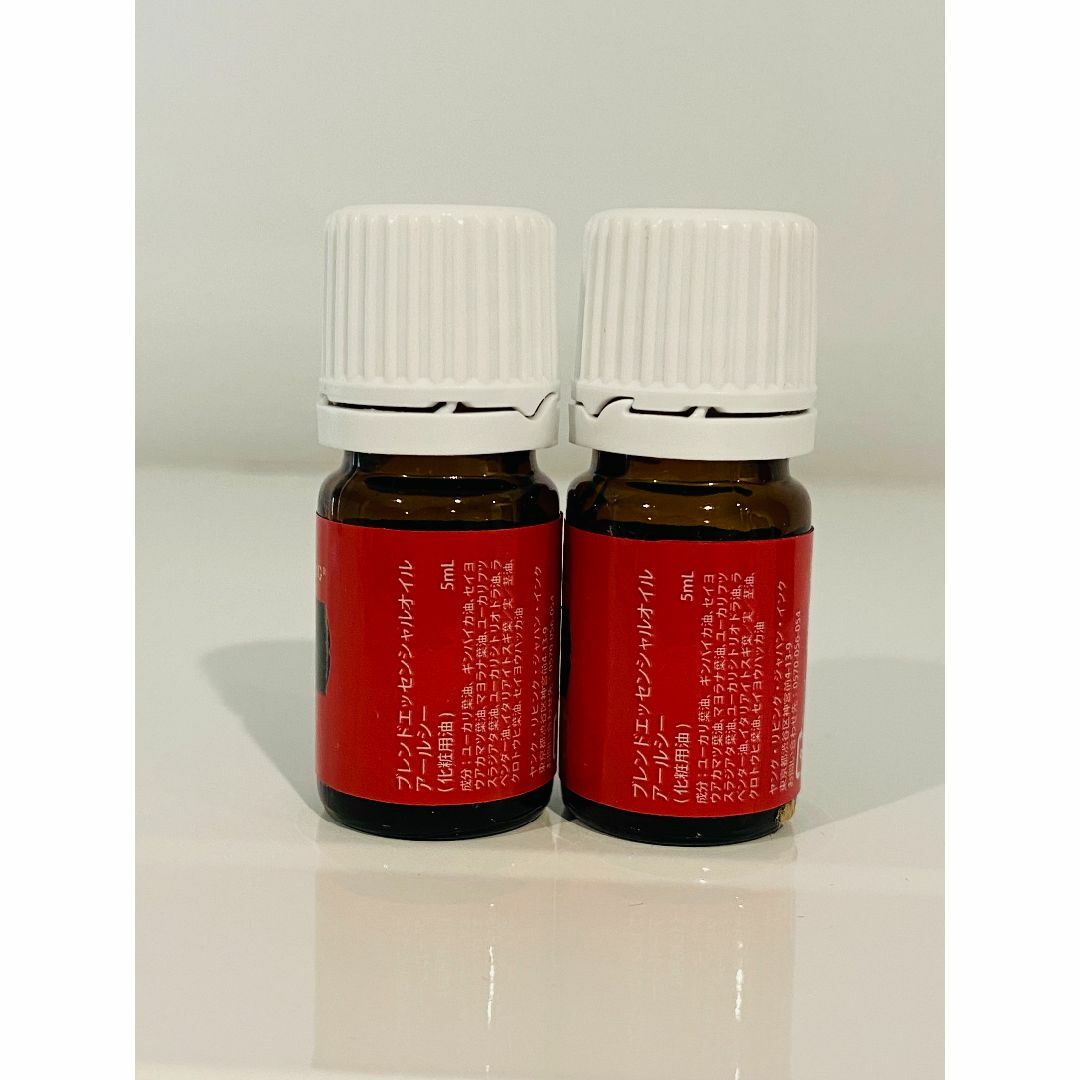 ヤングリヴィング エッセンシャルオイルRCアールシー5ml 2本セット コスメ/美容のリラクゼーション(エッセンシャルオイル（精油）)の商品写真