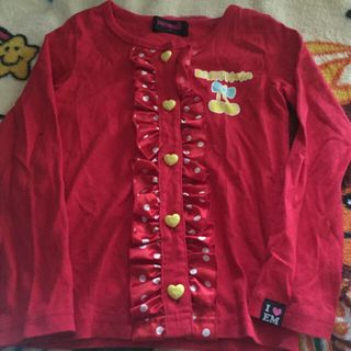 美品 アースマジック カーディガンsize110