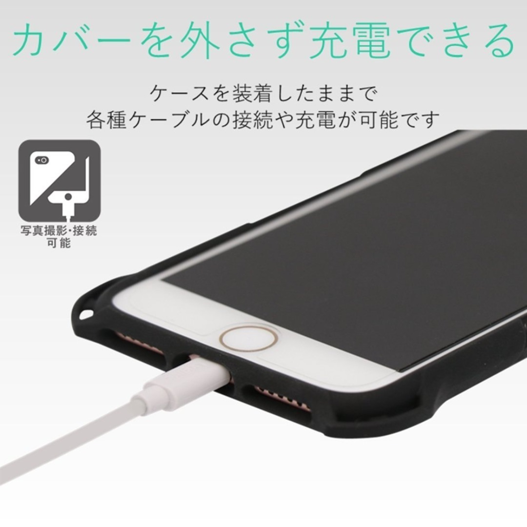 【新着商品】エレコム iPhone SE (2020 第2世代) / 8 ケース スマホ/家電/カメラのスマホアクセサリー(その他)の商品写真