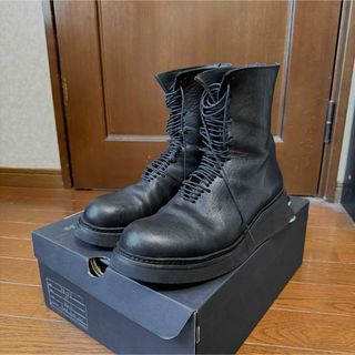 別注 ポルタユPortaille レースアップ レザー ブーツ サイズ41