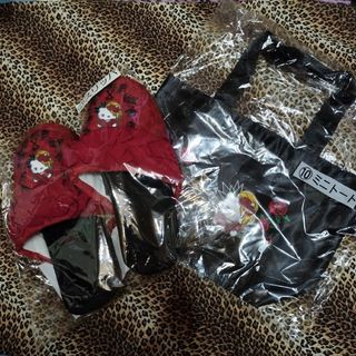 新品　未使用 スリッパ　トートバッグセット　yoshikitty　くじ(キャラクターグッズ)