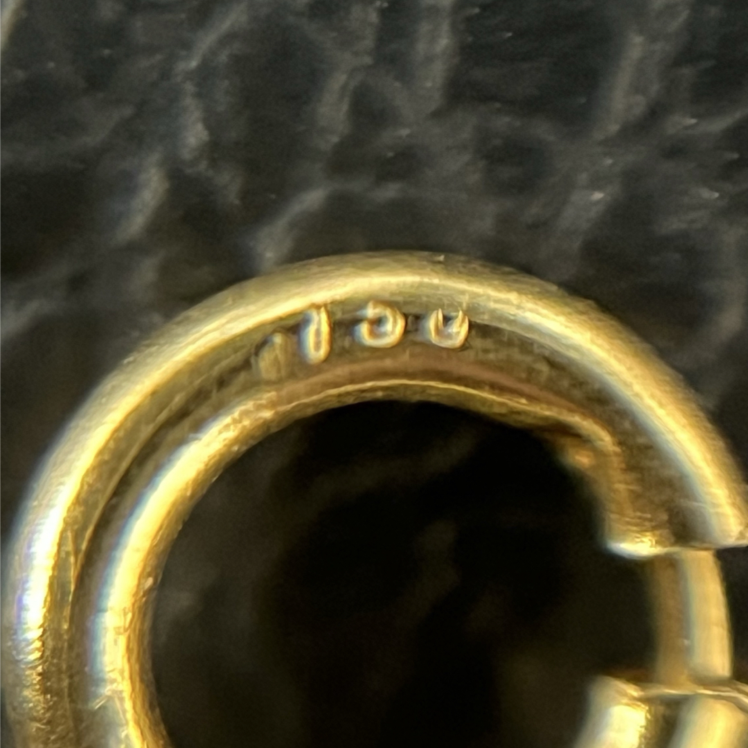 (C072502)K18 YG ネックレス ボールチェーン アクセサリー 18金 レディースのアクセサリー(ネックレス)の商品写真