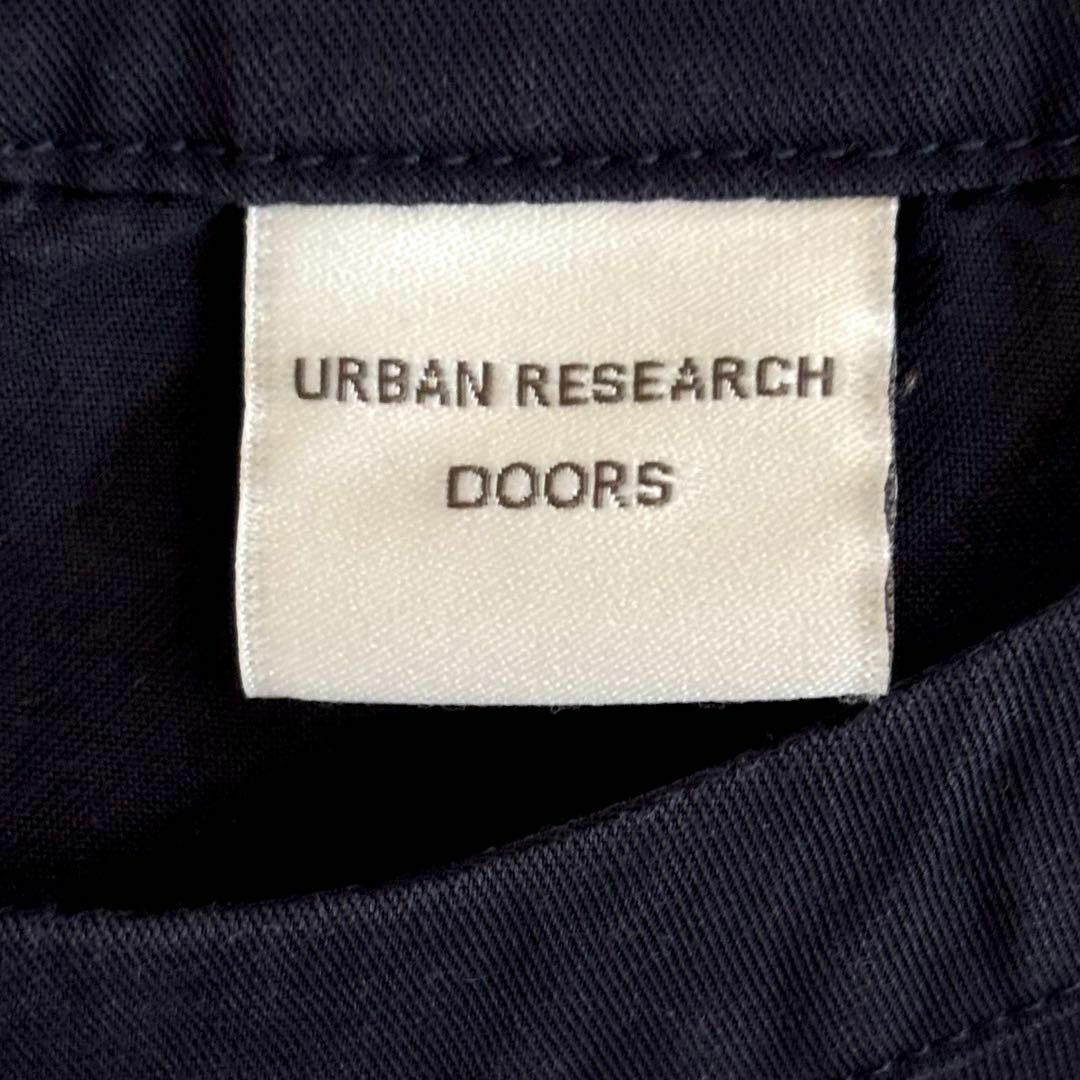 URBAN RESEARCH DOORS(アーバンリサーチドアーズ)のアーバンリサーチドアーズ ティアードノースリーブチュニック 紺 ネイビー レディースのトップス(チュニック)の商品写真