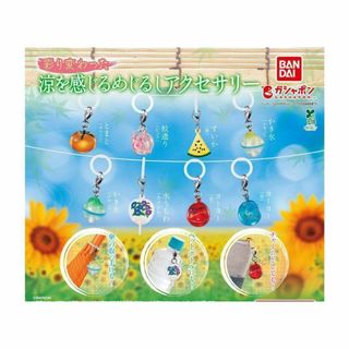 コンプ　彩り変わった涼を感じる めじるしアクセサリー　全8種　ガチャ　夏(その他)