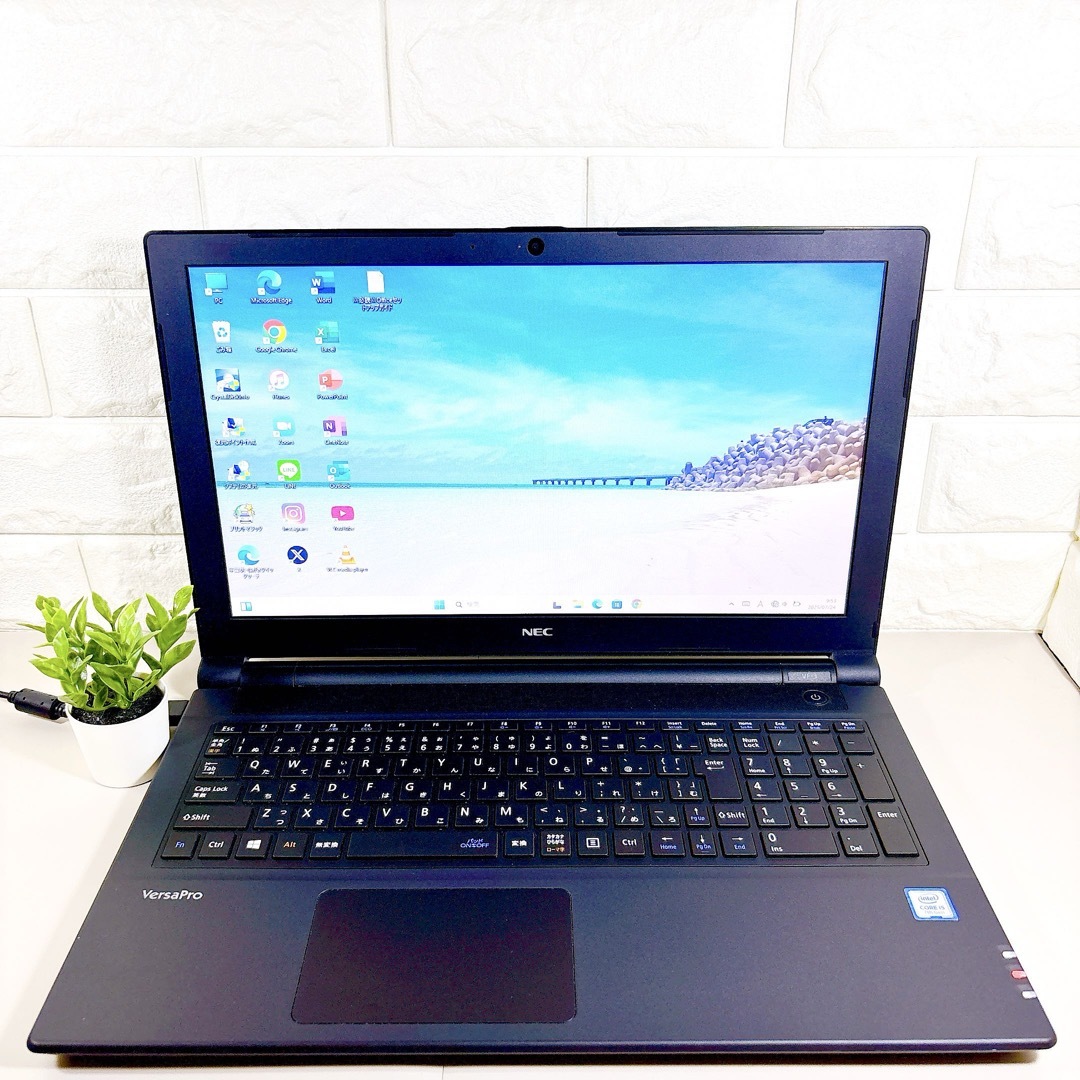NEC(エヌイーシー)のMS Office✨新品SSD Core i5 第7世代 ノートパソコン NEC スマホ/家電/カメラのPC/タブレット(ノートPC)の商品写真