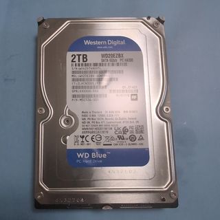 新古品使用時間10時間以内】HDD 2TB 3.5インチ