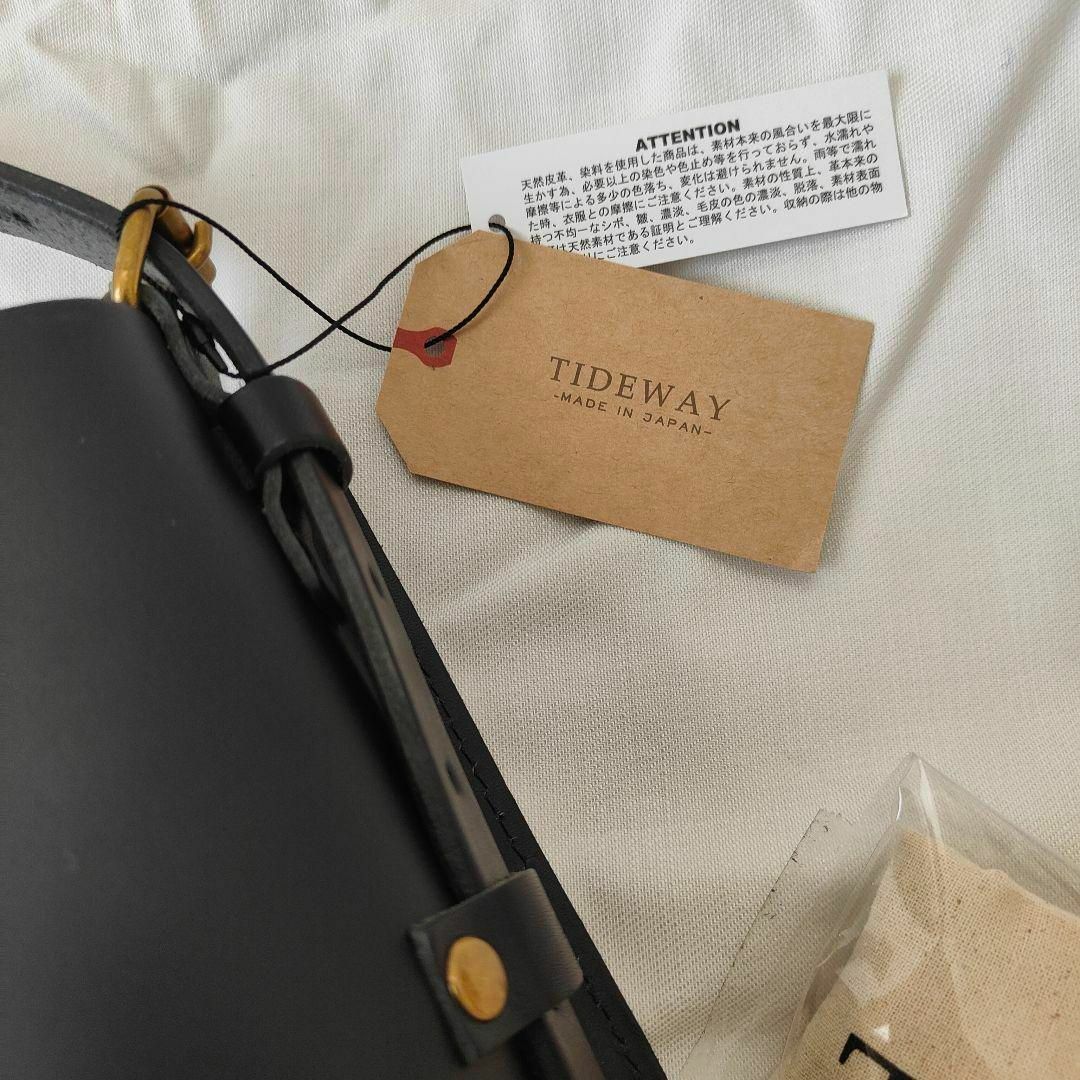 TIDEWAY(タイドウェイ)の【新品】TIDEWAY NUME BERO SHOULDER M 黒 レディースのバッグ(ショルダーバッグ)の商品写真