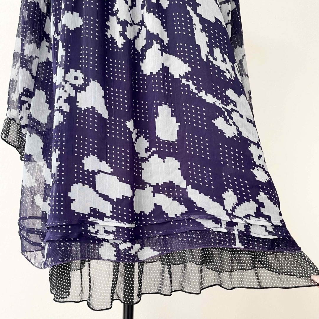 Basic Tone Clothes  モザイク柄　チュニック レディースのトップス(チュニック)の商品写真