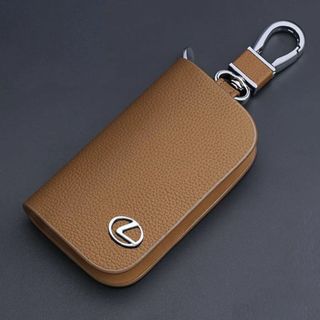 レクサス(LEXUS)キーケース レザー 革 キーカバー 高級 茶色 オシャレ2