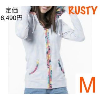 定価:6,490円★ ラスティ レディース ラッシュガード UVカット長袖Ｍ