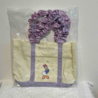メゾンドフルール(Maison de FLEUR)のメゾンドフルール トートバッグ【Disney ディズニー デイジーダック】1点 (トートバッグ)