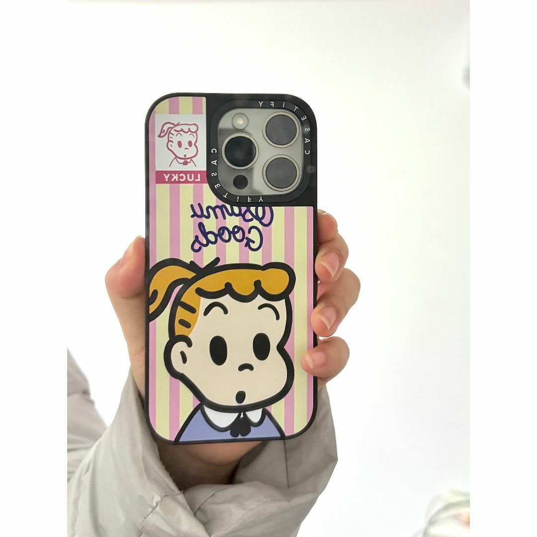 原田治 Jill CASETiFY iphoneケース ワイヤレス対応 多機種対 スマホ/家電/カメラのスマホアクセサリー(iPhoneケース)の商品写真