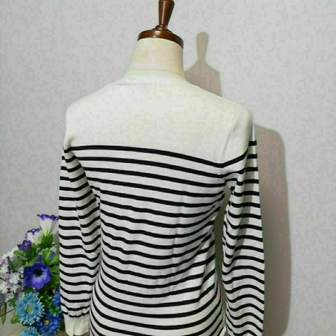 NARACAMICIE(ナラカミーチェ)のナラカミーチェ　極上美品　カーディガン　Мサイズ　ストライプ柄 レディースのトップス(カーディガン)の商品写真