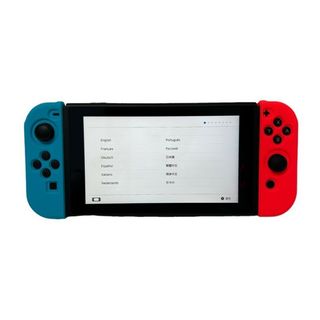 Nintendo 任天堂 Switch HAC-001 ゲーム機本体 ネオンブルー×ネオンレッド 動作確認済 【中古】 42507K157