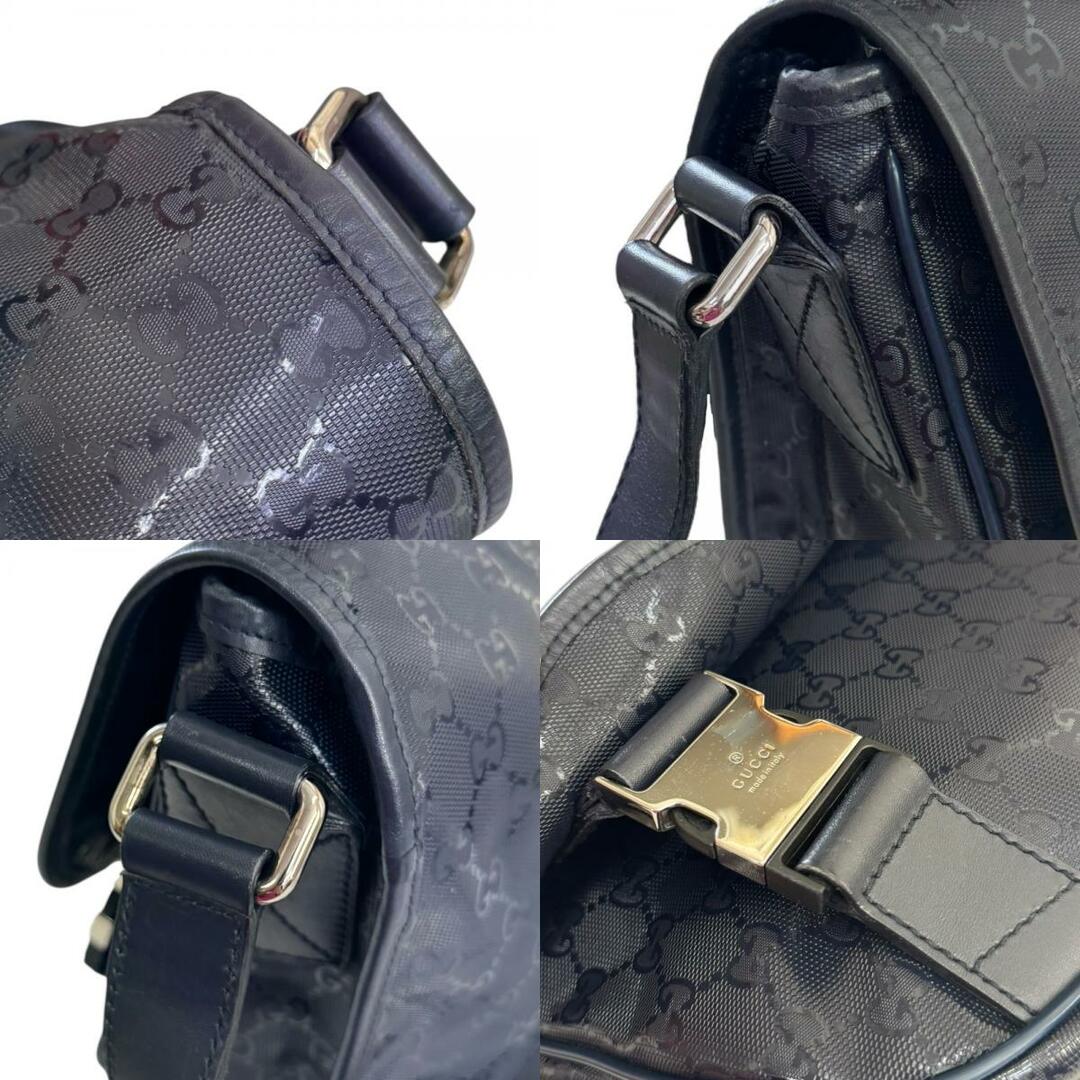 GUCCI(グッチ)のグッチ GGインプリメ ショルダーバッグ PVC 201732 ネイビー レディース GUCCI  中古 レディースのバッグ(ショルダーバッグ)の商品写真
