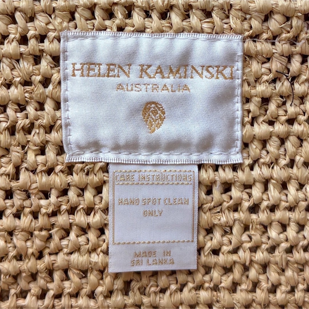 HELEN KAMINSKI(ヘレンカミンスキー)の美品♡ラフィア100％♡大容量♡ヘレンカミンスキー トート カゴバック レディースのバッグ(かごバッグ/ストローバッグ)の商品写真