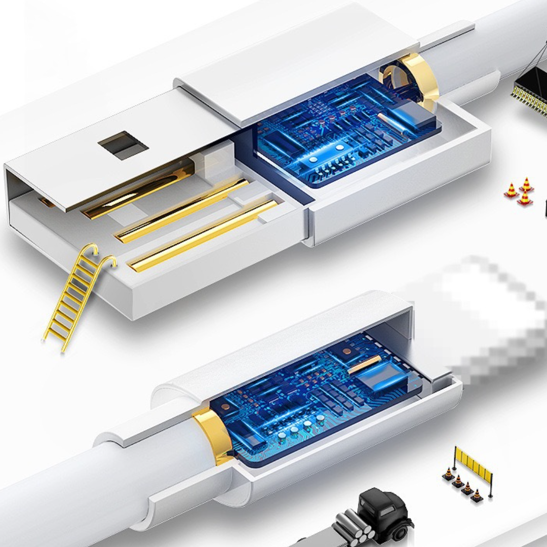 r  iPhone 充電器ライトニング1m　2本 スマホ/家電/カメラのスマートフォン/携帯電話(バッテリー/充電器)の商品写真