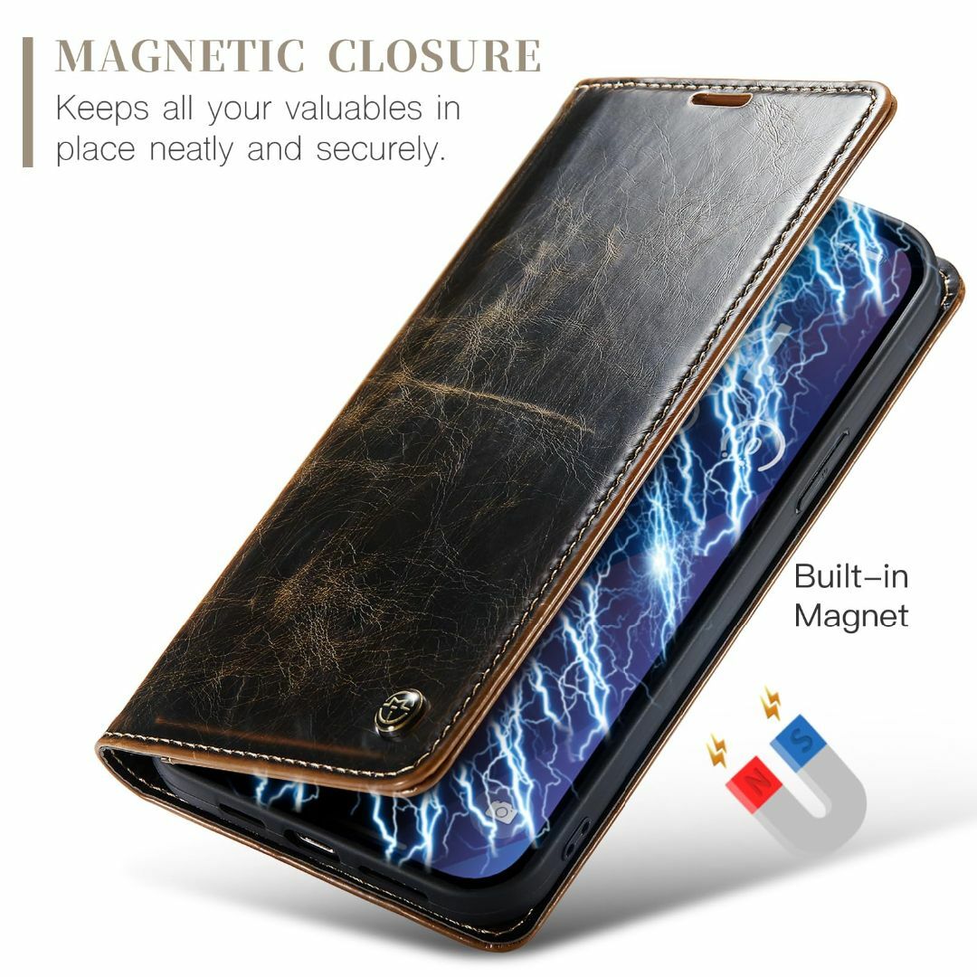 【色:ダークブラウン_サイズ:Iphone 15】JDDLang iPhone  スマホ/家電/カメラのスマホアクセサリー(その他)の商品写真
