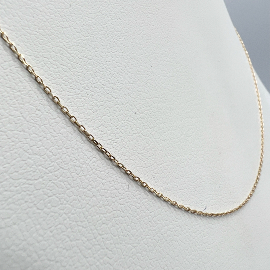 新品❗️K10YG 0.21カット小豆 スライドピン ネックレス 45cm レディースのアクセサリー(ネックレス)の商品写真
