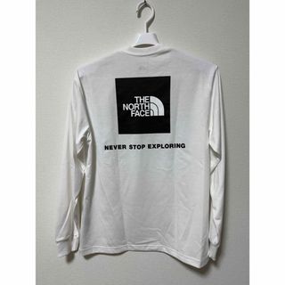 ザノースフェイス(THE NORTH FACE)の【未使用品】ノースフェイス　バックスクエアロゴTシャツ(Tシャツ/カットソー(七分/長袖))