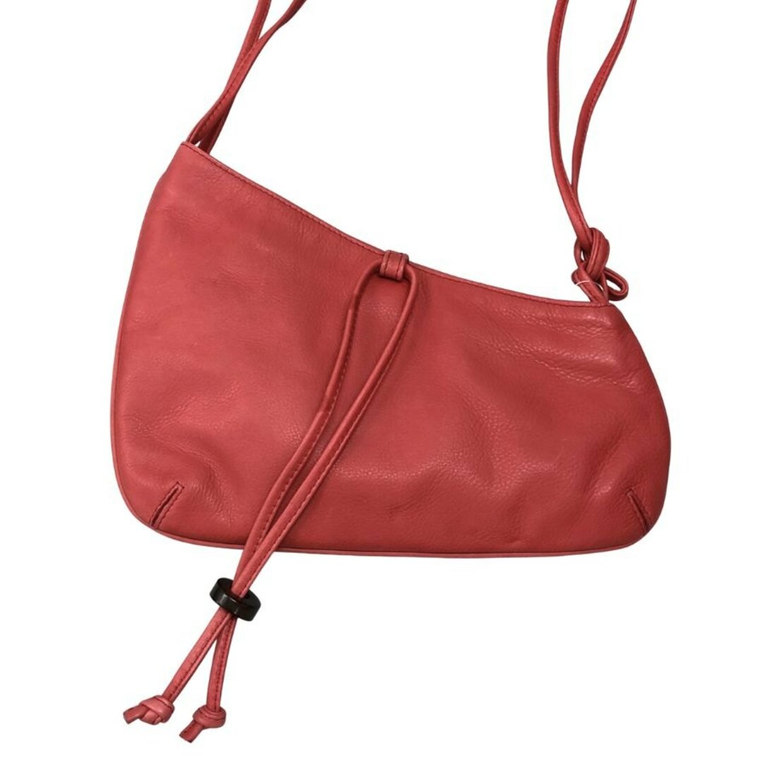 Max Mara(マックスマーラ)のマックスマーラ ショルダーバッグ 本革 レザー ポーチ 鞄 ピンク【AFE6】 レディースのバッグ(ショルダーバッグ)の商品写真