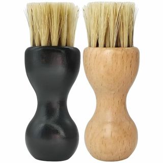 【特価セール】Liroyal 靴磨き ブラシ 靴クリーム塗布用ブラシ 2個入り 