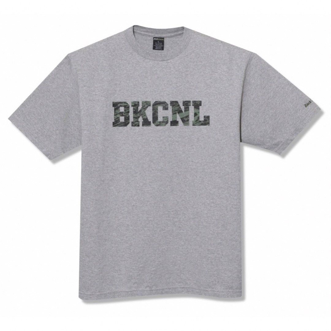 Back Channel(バックチャンネル)のBackChannel バックチャンネル ロゴTシャツ グレー カモ 杢 メンズのトップス(Tシャツ/カットソー(半袖/袖なし))の商品写真