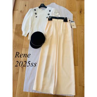 ルネ(René)の未使用 Rene♡ 2025年今期物 可愛らしいイエローのパンツ(カジュアルパンツ)