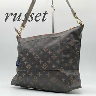 【極美品】ラシット ショルダーバッグ 肩掛け ナイロン 総柄 モノグラム(ショルダーバッグ)