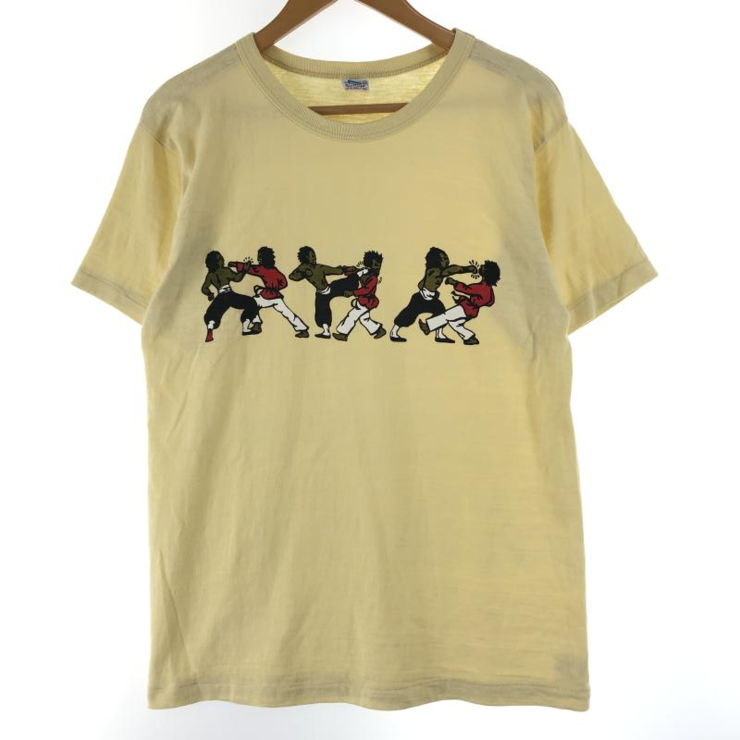 WAREHOUSE(ウエアハウス)の【中古】WAREHOUSE カンフーTシャツ M イエロー ウエアハウス[10][240010481154] メンズのトップス(Tシャツ/カットソー(半袖/袖なし))の商品写真
