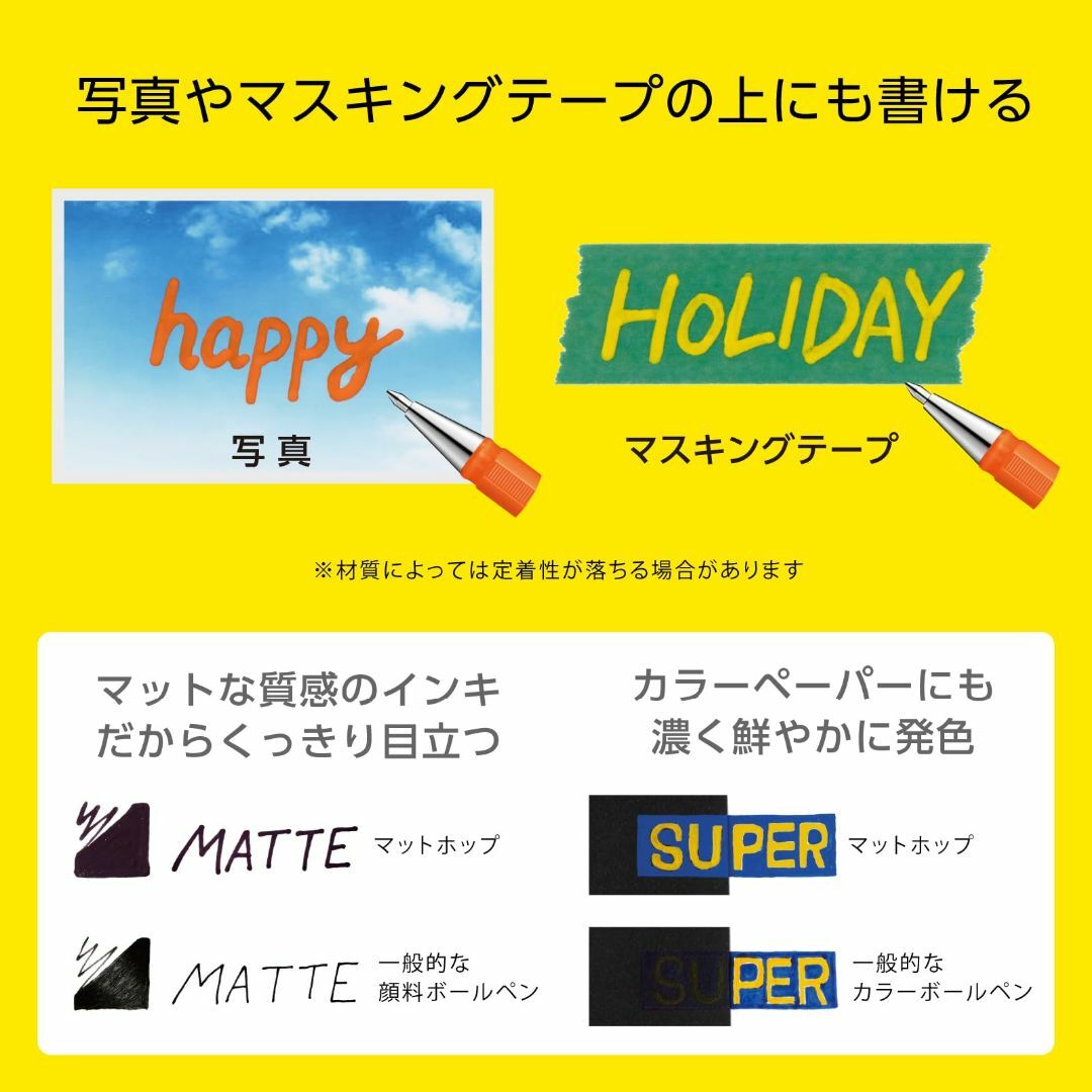 【色:14色オリジナル+スイート】ぺんてる カラーボールペン マットホップ オリ その他のその他(その他)の商品写真